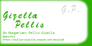 gizella pellis business card